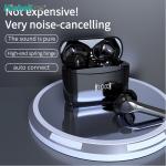 J5 Pro Black Wireless Earbuds ENC Waterproof True Wireless Stereo Earphones