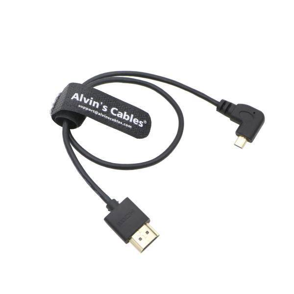 Alvin's Cables Micro HDMI to HDMI Cable 8K60P High-Speed 2.1 for Sony a7 IV FX30