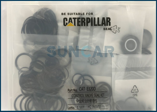 Main Valve / Control Valve Seal Repair Kit For C-A-T E320C E320D