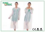 Disposable PE Nonwoven Visitor Gown Disposable Waterproof Lab Coat Lab Gown