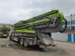 37 Meter FAW Used Concrete Pump Truck Boom 2018Year White Green