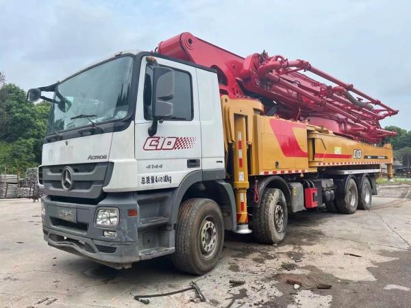 2019 SA Ny 62m Used Concrete Pump Truck for Construction on Mercedes Benz Boom