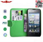 Dirtproof/Shockproof High Level PU Wallet Leather Cover Case For HUAWEI Ascend