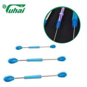 China Blue Milking Machine Cleaning Brush Multi Function Durable Milk Shell Cleaning Brush factory