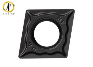 China CCMT1204 Black Tungsten Carbide Cutting Tools CVD Coating Turning Inserts factory