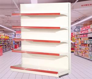 China Single Sided MDF Grocery Display Shelves Environmental 900*660*1350mm factory