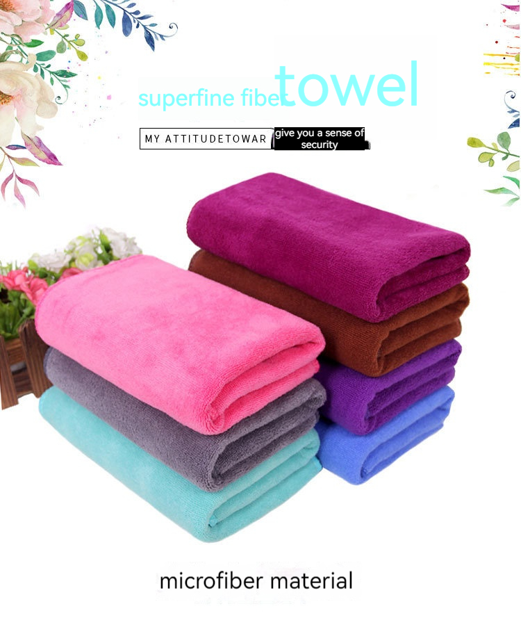 Customized Fiber Towel for Beauty Salon Hair Dryer and Domestic Cleaning Applications
