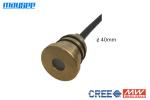 Marine Cree LED Deck Stair Lights 1w With 40mm Diameter Brass Housing