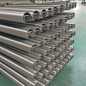 China 304 316 201 Single Sloted Stainless Steel Round Tube 10mm OD on sale