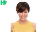 High Temperaturer Fiber Short Synthetic Wigs European Style 14inch - 30Inch