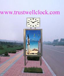 1.2m 47inch double side street clock movement for double sided city street clock