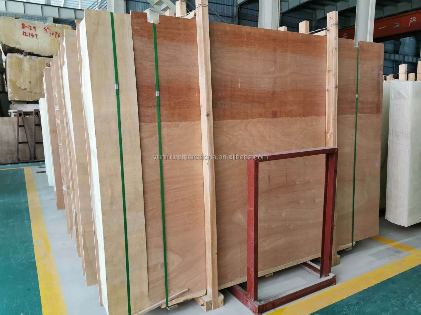 Translucent Rainbow Onyx Stone for Villa Background CNF Polished Red Dragon Onyx Marble