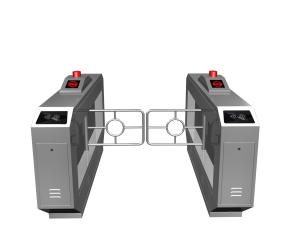China Magnetic Card One-way Direction Self-checking Automatic Swing Gate Barrier RS485 AC220V factory