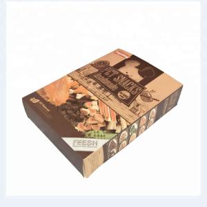China Paperboard Custom Dog Treat Packaging Box With Gloss Surface Finish factory