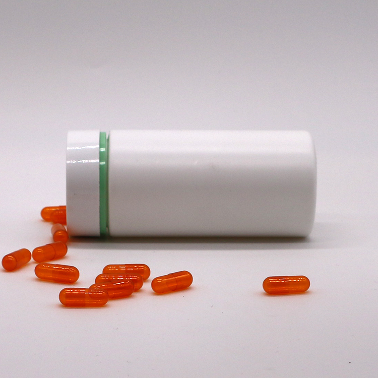 200ml HDPE Plastic Pill Bottle Jar with Matte Body and Customized Color Embossed Logo