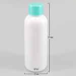 White 20mm 60ml Recycled Plastic Bottles