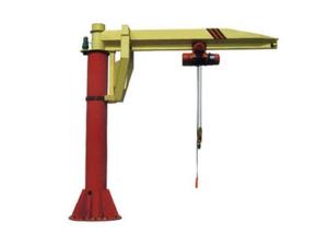 China Column Mounted Pillar Crane , Heavy Duty Jib Arm Free Standing Crane factory