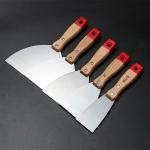 Hot Sale Wooden Handle Carbon Steel Putty Knife Czech Beech Handle Stainless