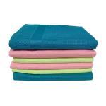KILINE Microfiber Kitchen Cleaning Printed Tea Towel Sets Waffle Towel Quick