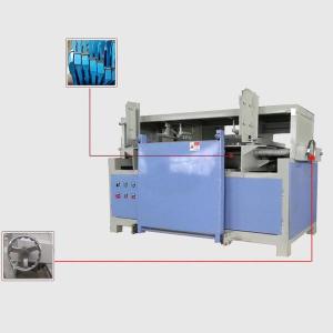 China Automatic Double Head Pallet Notcher Machine For Stringer Pallet factory