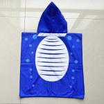 Summer Hot Sell Microfiber Poncho Kids Wholesale Kid Hooded Surf Poncho Beach