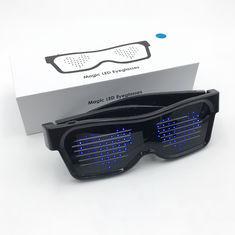 China ABS Plastic Material Wireless Light Up Glasses For Dance / Birthday Party factory