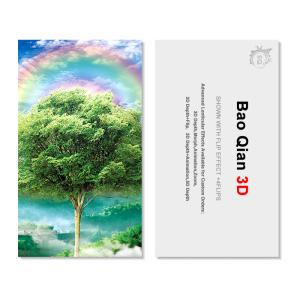China Waterproof 0.45mm PET 3D Lenticular Card For Hotel factory