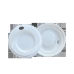 80mm Molded Disposable Sugarcane Bagasse Cup Lids