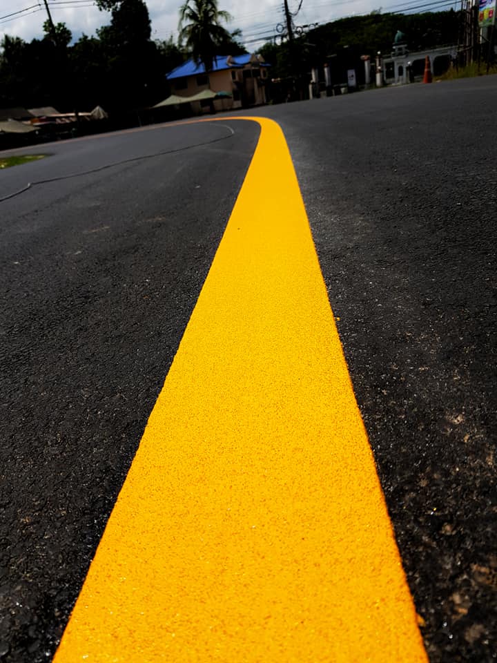 Road Marking Thermoplastic Paint 25kg With Reflective Glass Beads