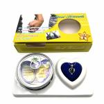 Friend Series Color Box Love Pearl Necklace Gift Box With Fashion Cage Pendant