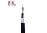 6 Core Bulk Single Mode Fiber Optic Cable Black Anti Electromagnetism