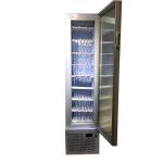 105L Low price supermarket vertical cooler display cabinet showcase beer freezer