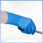 CE FDA Blue Industrial Disposable Gloves Food Processing Nitrile Examination