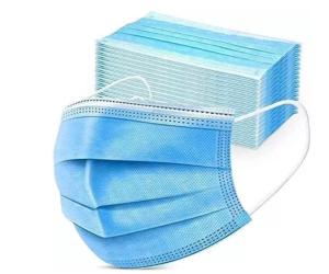 China Non Woven 3 Ply Disposable Face Mask Anti Pollution factory