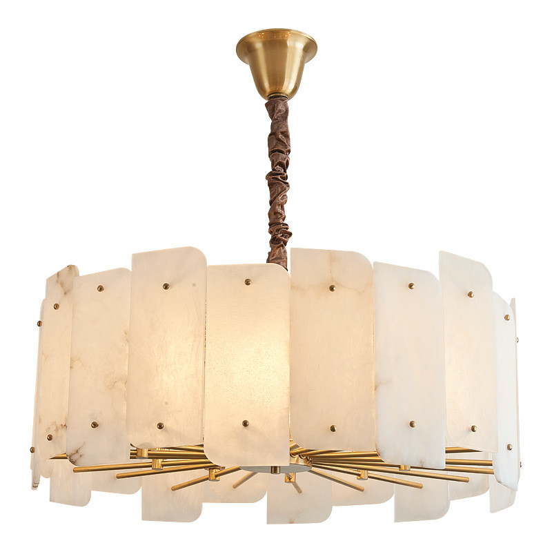 ODM High End Pendant Lights White Marble Modern Pendant Light 3000K 4000K