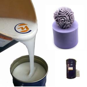 China Two Parts Rtv2 15 Shore A Soft Silicone Rubber Liquid For Candle Mould Making factory