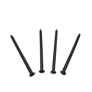 China Steel Black Concrete Nails For Masonry Walls Smooth Shank Type factory