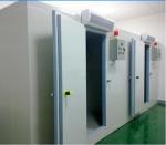 Customized 4*8*2.6M Cold Room Cooling Unit 42KG/M3 Curved Corner Commercial Cold