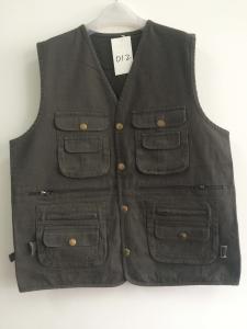 China vest, waistcoat, mens vest in 100% cotton fabric, fishing vest, fishing waistcoat casual vest factory