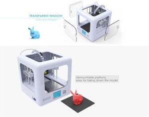 China Personal Little 3D Printer 0.05 - 0.2 Mm Layer Thickness Simple Operation factory