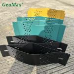 Yellow HDPE Geocell 150mm Height 356mm Welding Space For Parking Lots Highway