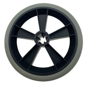 China PVC TPR PU Wheelchair Caster Wheels , Wheelchair Small Wheels Longlife factory