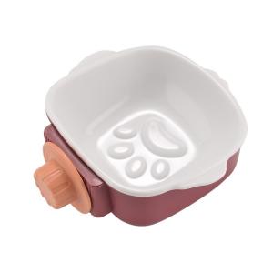 China Customizable Rounded Ceramic Pet Bowl For Cats Dogs Sustainable factory