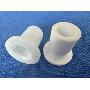 China White Pumps Ceramic Sliding ZrO2 Bearings Sleeve Bushing with Step on sale
