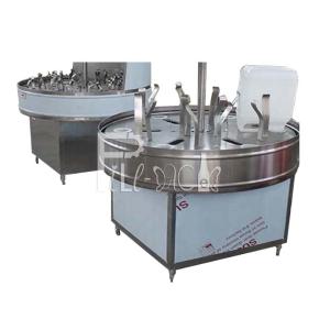 China 3000BPH Glass Cans Water Bottle Filling Machine With Semi Auto Rinser factory