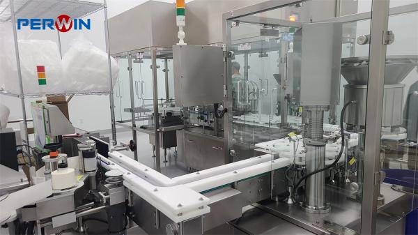 304 Stainless Steel Tempered Glass Safety Cover Animal vaccine filling machine