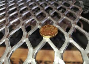 China Flat Type 4mm Carbon Steel Diamond Expanded Metal Grating 4x8 Sheet factory