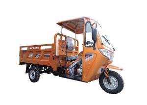 China Open Body 12v 120ah Motorized Cargo Motor Tricycle factory
