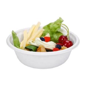 China 42oz Biodegradable Sugarcane Bagasse Bowl Compostable Salad Containers factory
