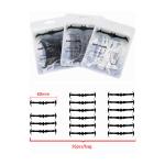 Curly Elastic Silicone Shoe Laces , Flat V - Tie Silicone No Tie Laces